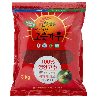 [24년산] 남영양농협 햇살촌 영양고춧가루 3kg_김치,양념용