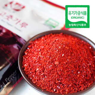 [2025년 햇고추]해담는집 유기농고춧가루 500g/매운정도, 입자선택가능