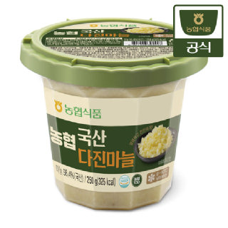 [농협식품] 농협 국산 다진마늘 250g 1개