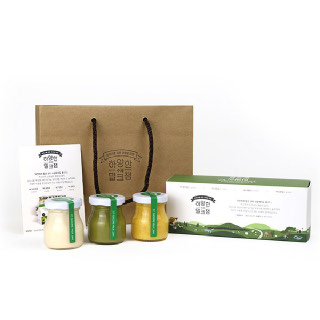 제주 하양한 수제 밀크잼 3입 3종 선물세트