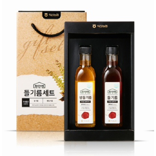 [민생선물세트][직산농협]천안엔 들기름세트(300ml+300ml)