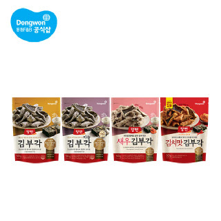 동원 양반 김부각 50g 8봉(오리지널/김치맛/마늘/새우)