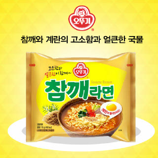 오뚜기 참깨라면 멀티팩 (115g x 4개) x 8팩 / 총 32봉지