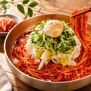 [일산비빔국수] 35년 유명맛집 비빔국수 8인분 & 냉모밀 8인분 (생면발송)
