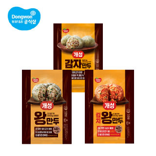 동원 개성 왕만두/김치왕만두/감자만두 1.2kg 2봉
