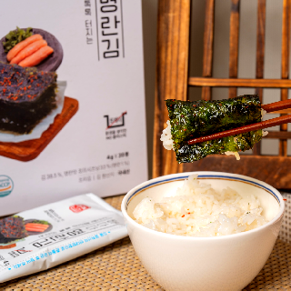 [명란김] 바삭한 김 위에 명란이 톡톡! 매콤담백 밥도둑 명란김 20봉~
