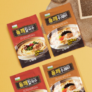 칠갑농산 들깨수제비 들깨칼국수 2+2봉 총 8인분