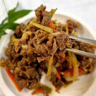 [특허] 천안삼거리 한우 바싹불고기 1kg 1팩 (5인분)