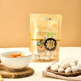 눈꽃감자 전통 감자옹심이 밀키트 10인분 (옹심이 10팩 (150g*10) +  분말육수 1봉(4g *20개입))