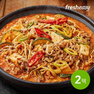 [프레시지] 고깃집된장찌개 2인분 x2팩 (냉장)