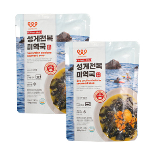 제주웰링 성게전복 미역국 400g 2팩