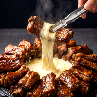 국대 숙성 쪽갈비 오븐구이 푸짐한 600g X 2팩 구성!