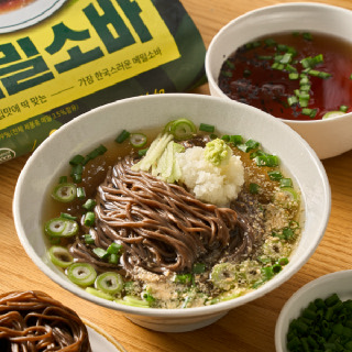 61년 전통 전주 메르밀진미집 2인분 1세트 냉모밀 메밀소바