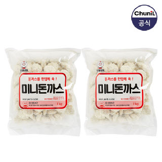 [천일식품] 미니돈까스 1kg 2개