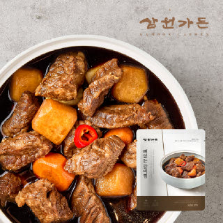 ★치즈떡갈비 2팩 추가 증정★[삼원가든] 뼈없는 갈비찜 600g 2팩