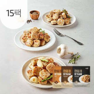 [아임닭] 한입 볼 닭가슴살 100g 3종 15팩