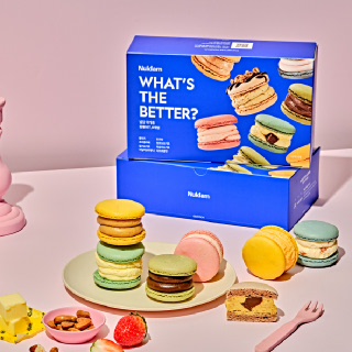 [널담] 뚱뚱한 마카롱 총 16개(4종 택2) 고식이섬유 건강 디저트