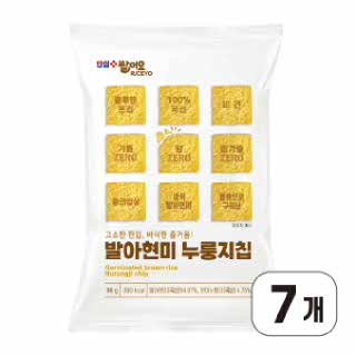 발아현미누룽지칩96g 7개입세트