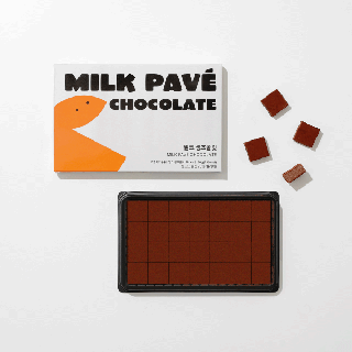 김보람초콜릿 밀크 생초콜릿(파베 28pcs/150g)
