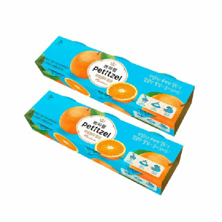 쁘띠첼 밀감 푸딩 과일젤리 90g 3개입 x2개(총 6개)