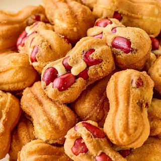 [대구명물] 요즘 핫한! 대구 서문시장 명물 땅콩 듬뿍! 대왕 땅콩빵 대용량 90개입!