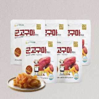 [전북 김제] 공덕농협 오븐에 구운 쫀득쫀득 군고구마말랭이 50g 5봉