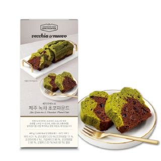 베키아에누보 제주녹차초코파운드(490G, 6.5*19*8CM)