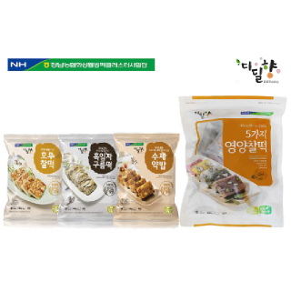 [정남농협 디딜향]호두찰떡+흑임자구름떡+수제약밥+5가지영양찰떡
