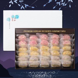 [사임당] 떡선물세트 과일생크림케익 찹쌀떡세트(보자기포장)