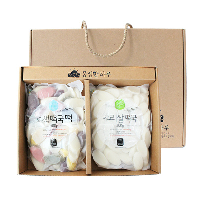 [특가상품]오색 떡국떡 선물세트 1kg