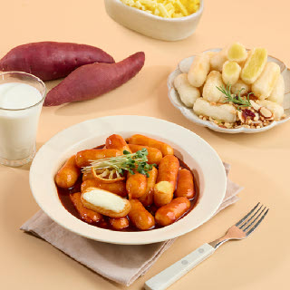 [낭만부부] 모짜렐라 치즈 가래떡(235g) + 고구마 가래떡(235g)