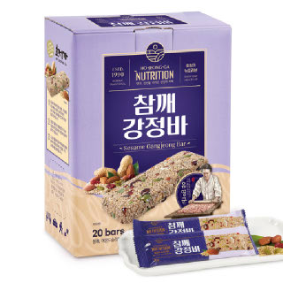 호정가 참깨강정바 (20개입) / 고소하고 쫀득한 전통간식