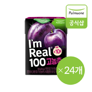 풀무원 아임리얼100 고농축푸룬(120ml*6개) x 4개