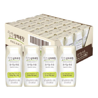 상하목장 유기농 백색우유125ml(24개입)