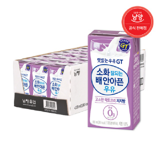 맛있는우유GT 락토프리 저지방 180ml X 24팩,48팩