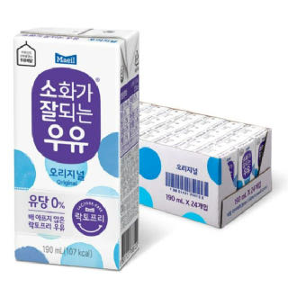 소화가 잘되는 우유 190ml(24개입)