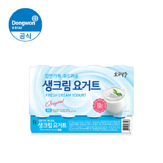 동원 소와나무 생크림 요거트 85g 24개