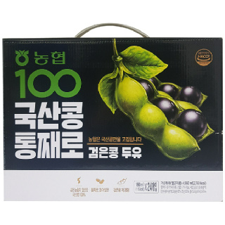 농협100 국산콩 통째로 검은콩 두유(190ml*24입)