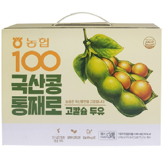 농협 아름찬 국산콩100 고칼슘두유(190ml*24입)
