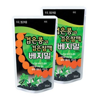 베지밀 검은콩과 검은참깨 두유(파우치)30봉 