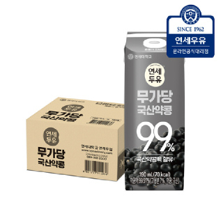 연세두유 무가당 국산약콩 99% 약콩두유 190ml x 16팩