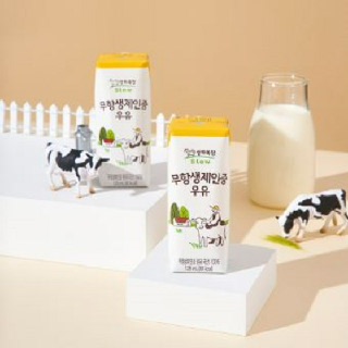 상하목장 무항생제인증 우유 125ml * 24