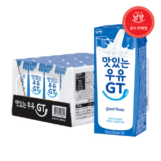 맛있는우유 GT 멸균 흰우유 200ml 24팩,48팩