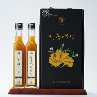 안동반가 안동생강진액 2종세트(생강청 250ml 2병) 선물세트 가열농축 수제 생강청 프랑스 루이비통 백화점 입점