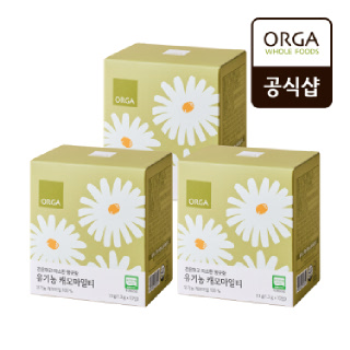 [올가] ORGA 유기농 캐모마일티 (1.3g*10포) x 3개
