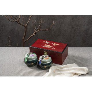 [지리산마천농협/산지직송]도라지꿀300g+홍삼꿀300g 도자기꿀 선물세트21호 