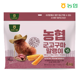 [농협식품] 농협 국산 군고구마말랭이 50g 4봉