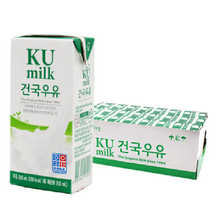 [건국유업] 건국멸균우유 200ml x 24팩(1박스)