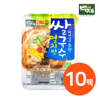 [백제] 멸치맛 쌀국수 92g x 10팩 세트