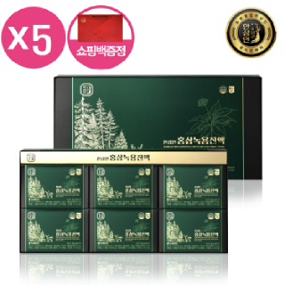 [5+1증정]한삼인 홍삼녹용진액 30포 / 총 6박스
